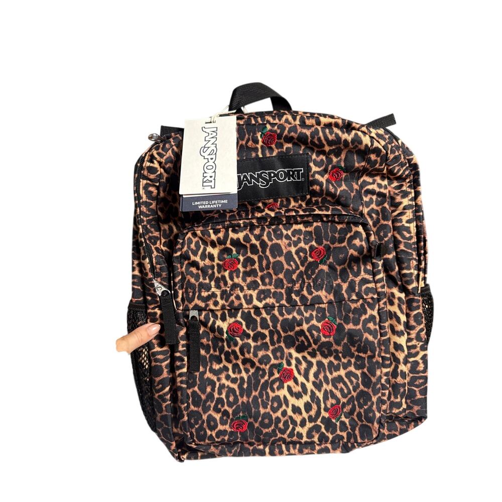 Jansport Leopard Rose Backpack- Big Plans FX-NEW-School